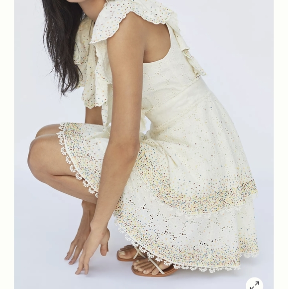 FARM Rio Beaded Eyelet Mini Dress - Picture 5 of 12